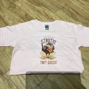 Light Pink Youth Gildan Ultra Cotton Short Sleeve Tee